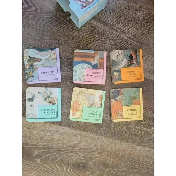 Little Treasury of Mother Goose‎ set of 6 vintage childrens nursery books #7 - Picture 4 of 4